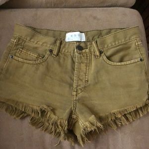 Free people fringed shorts size 24
